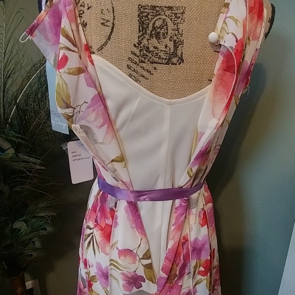 Sandra Darren Fit and Flare Dress Size 8P - Picture 8 of 8